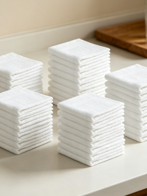 Pure cotton terry cloth multi-functional kitchen cloth